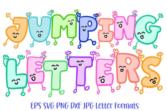 Download Jumping Letters Font Doodle Lettering - Letters font Collection