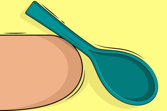Download Spoon with Fresh and Healthy Bread Logo. - Healthy Collection