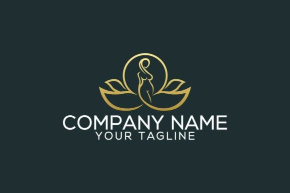 Download Lotus Flower with Women, Feminine  Logo - Premium Resources