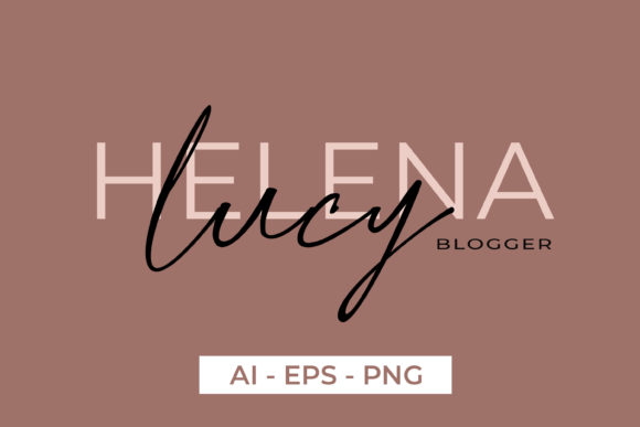 Download Feminine Logo Design, Script Logo - Feminine logo Collection