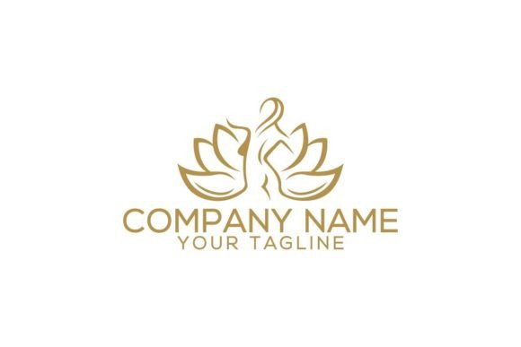 Download Lotus Flower with Women, Feminine  Logo - Premium Resources